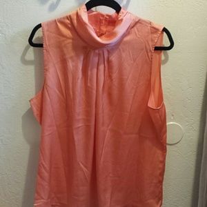 Peach colored New York & Co. Top